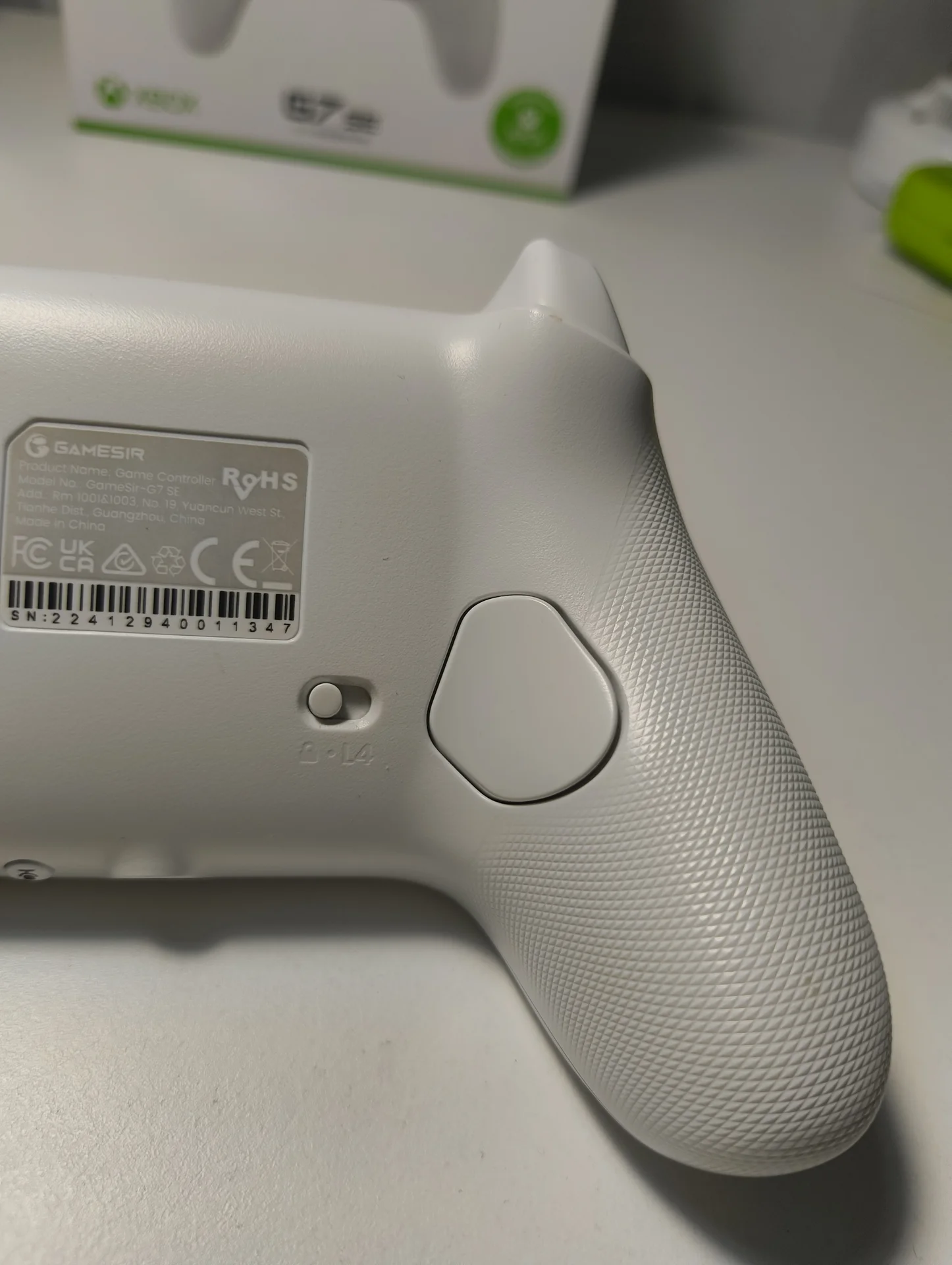 Геймпад GameSir G7 SE Xbox/PC белый - миниатюра 7