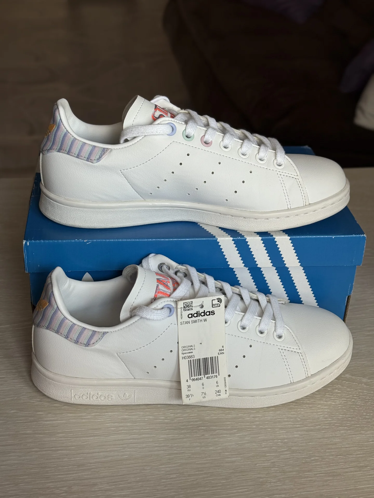 Кроссовки Adidas Stan Smith W оригинал. - миниатюра 2