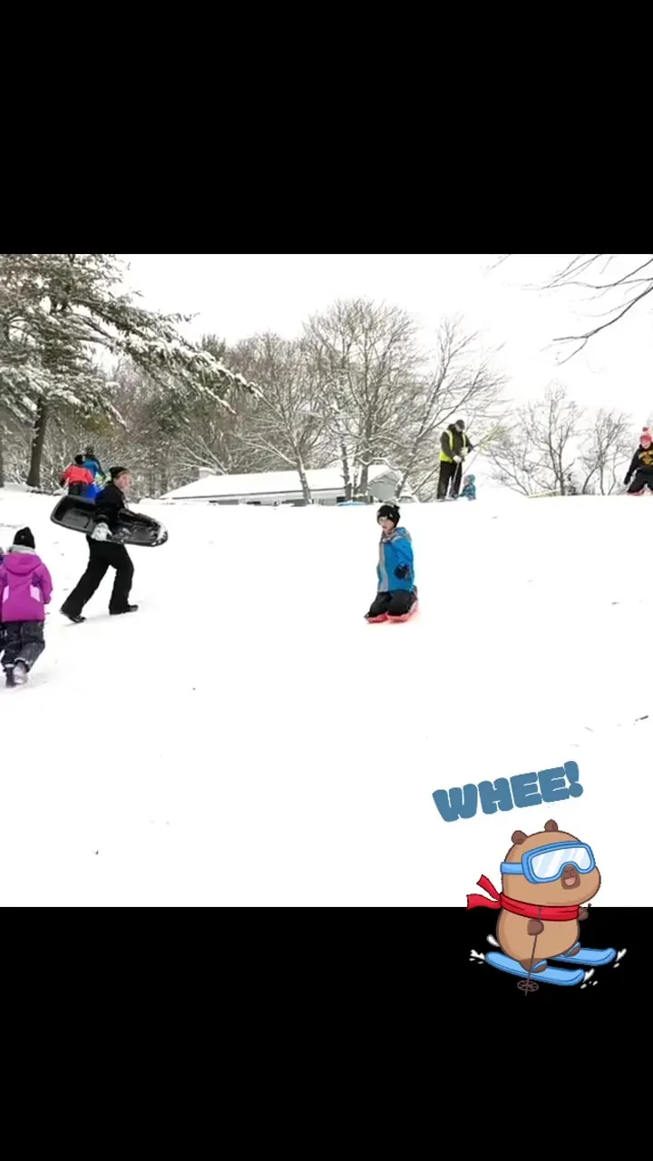 Лыжи наколенники Slip Sleds - видео 8