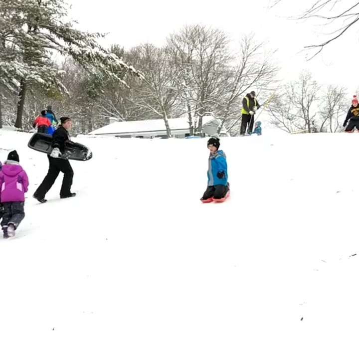 Лыжи наколенники Slip Sleds - видео 4