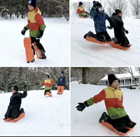 Лыжи наколенники Slip Sleds