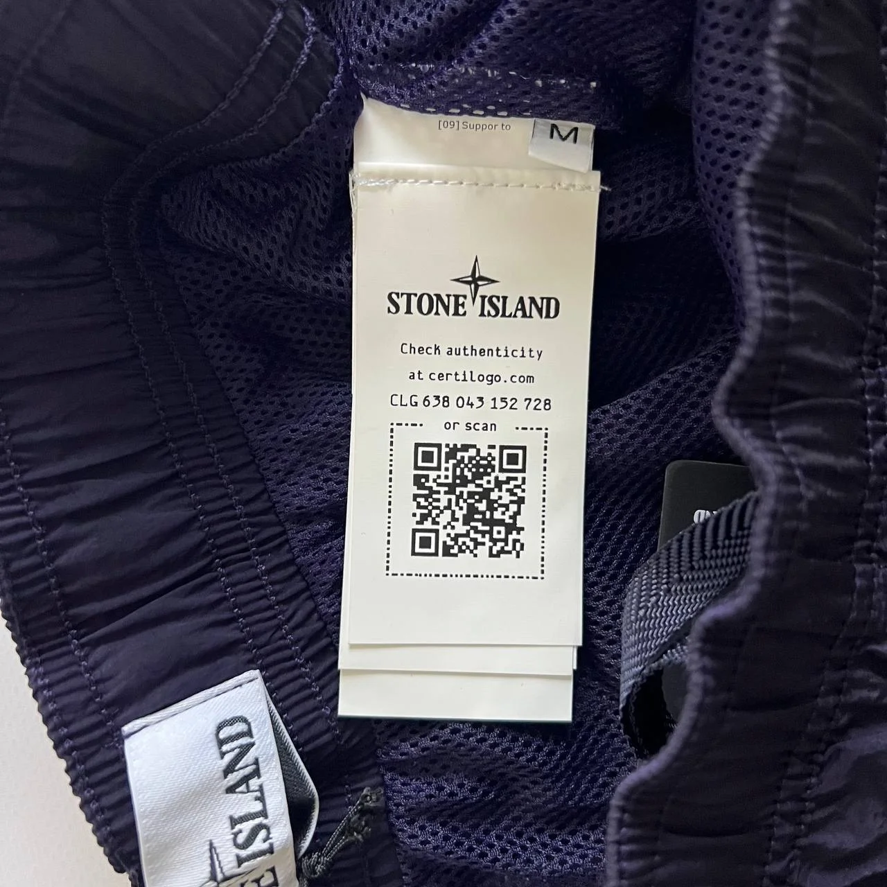 Шорты Stone Island 23SS Фиолетовый цвет - миниатюра 5