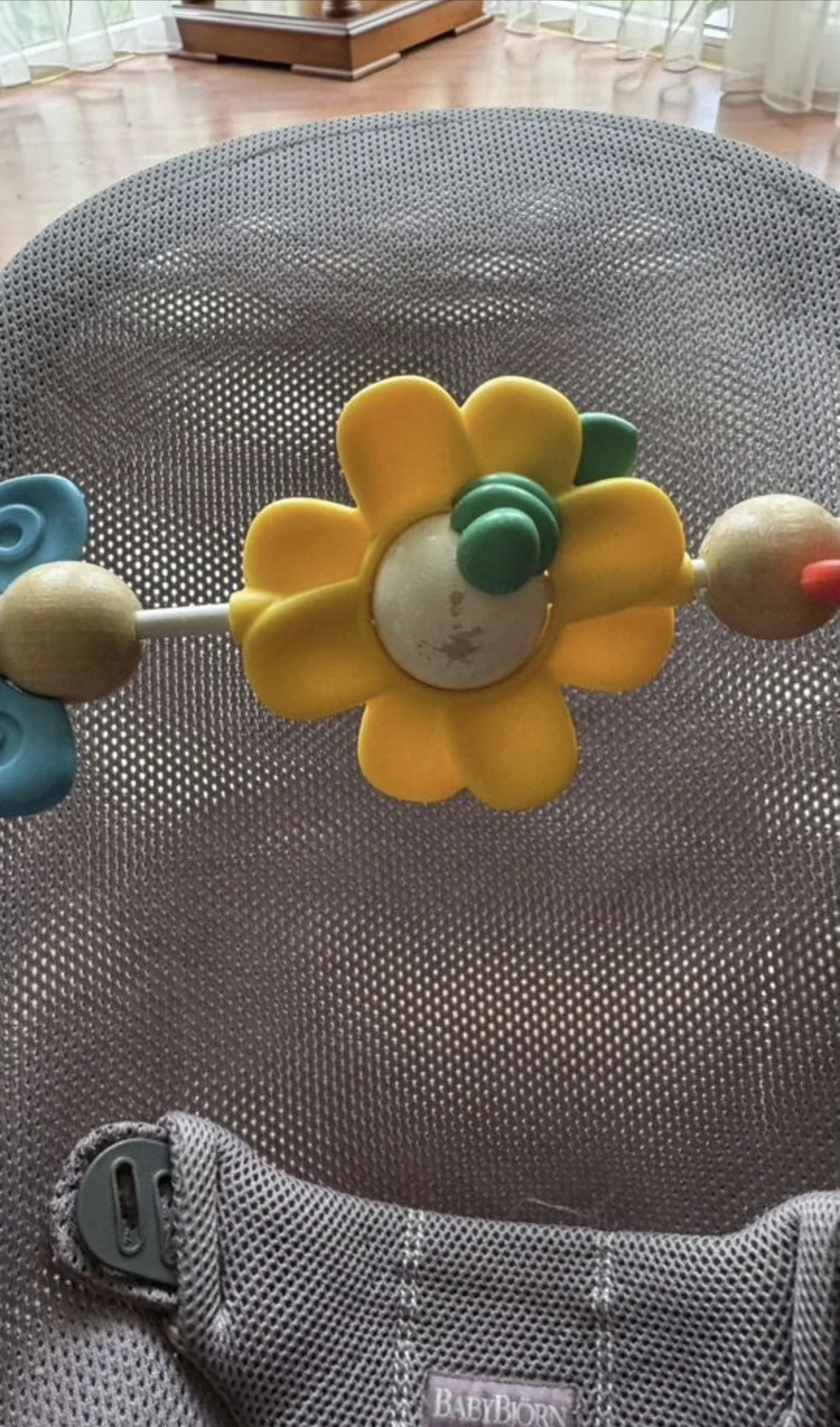 Шезлонг babybjorn сетка - миниатюра 6