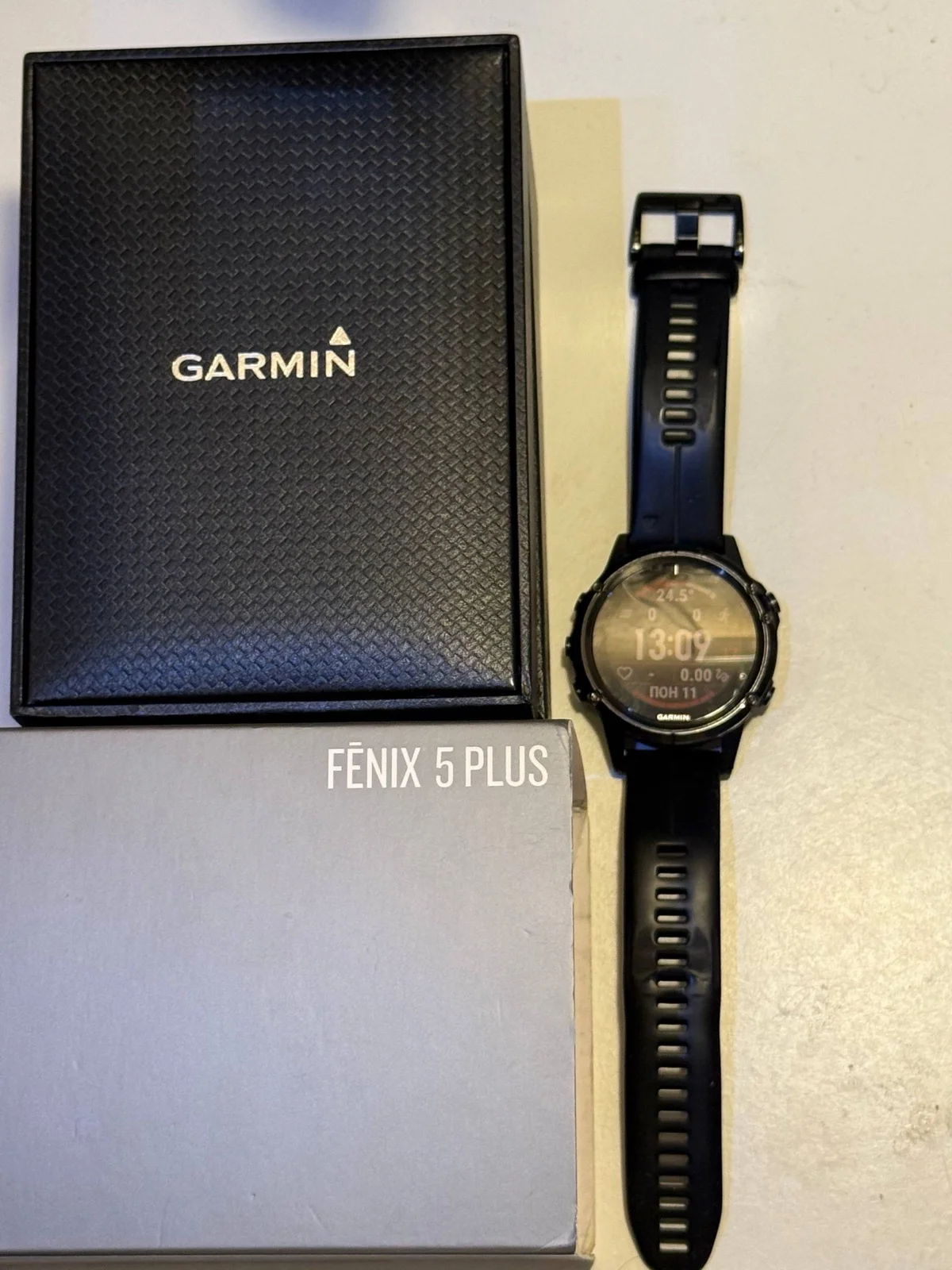 Garmin Fenix 5 Plus Sapphire — оригинал, комплект. - миниатюра 9