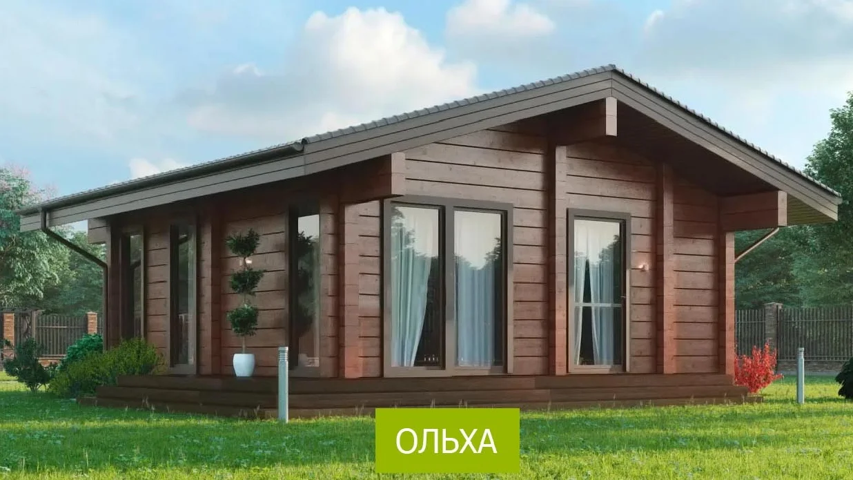 Домокомплект из клееного бруса "Ольха" - миниатюра 2