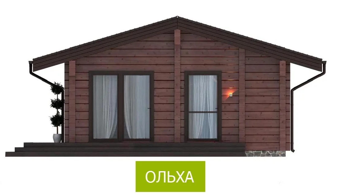 Домокомплект из клееного бруса "Ольха" - миниатюра 3