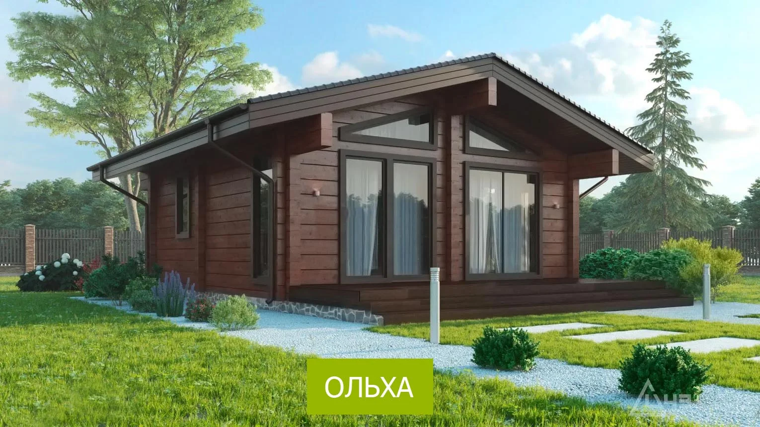 Домокомплект из клееного бруса "Ольха" - изображение 1