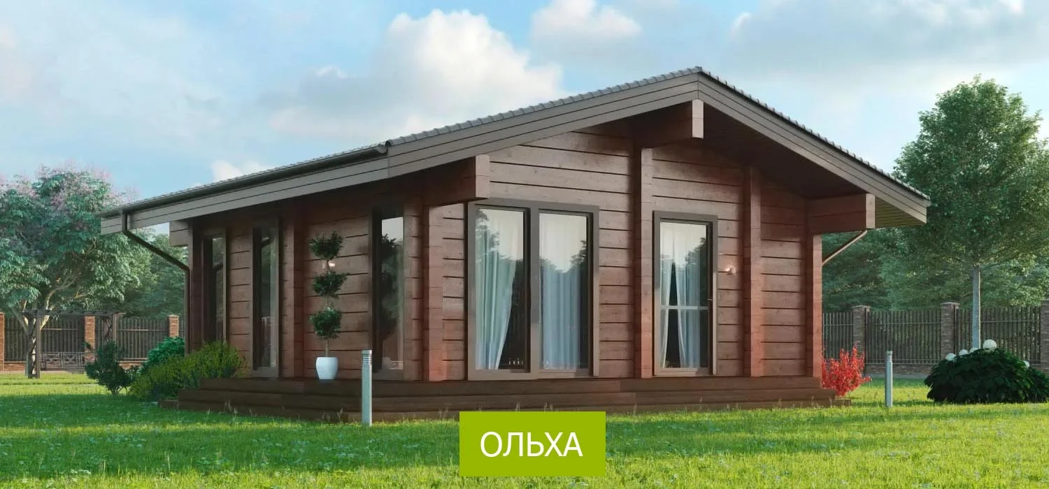 Домокомплект из клееного бруса "Ольха" - миниатюра 2