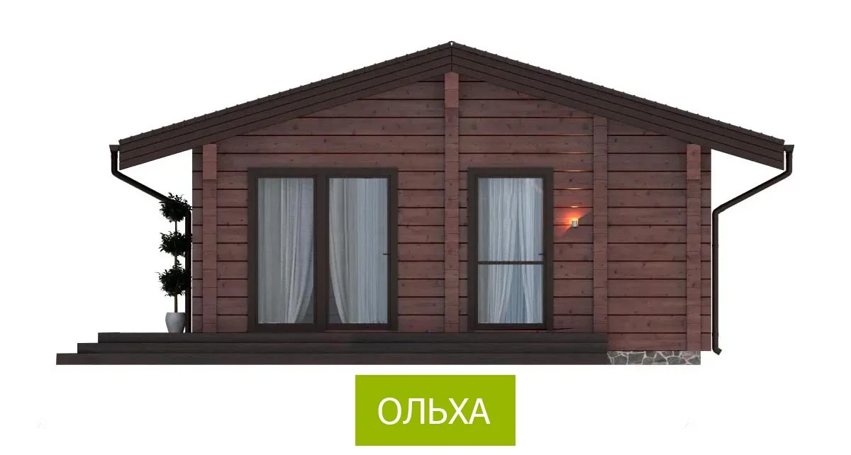 Домокомплект из клееного бруса "Ольха" - миниатюра 3