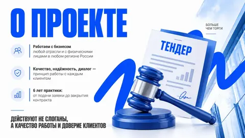 Сопровождение торгов: 44-фз, 223-фз, имущественные, недропользования