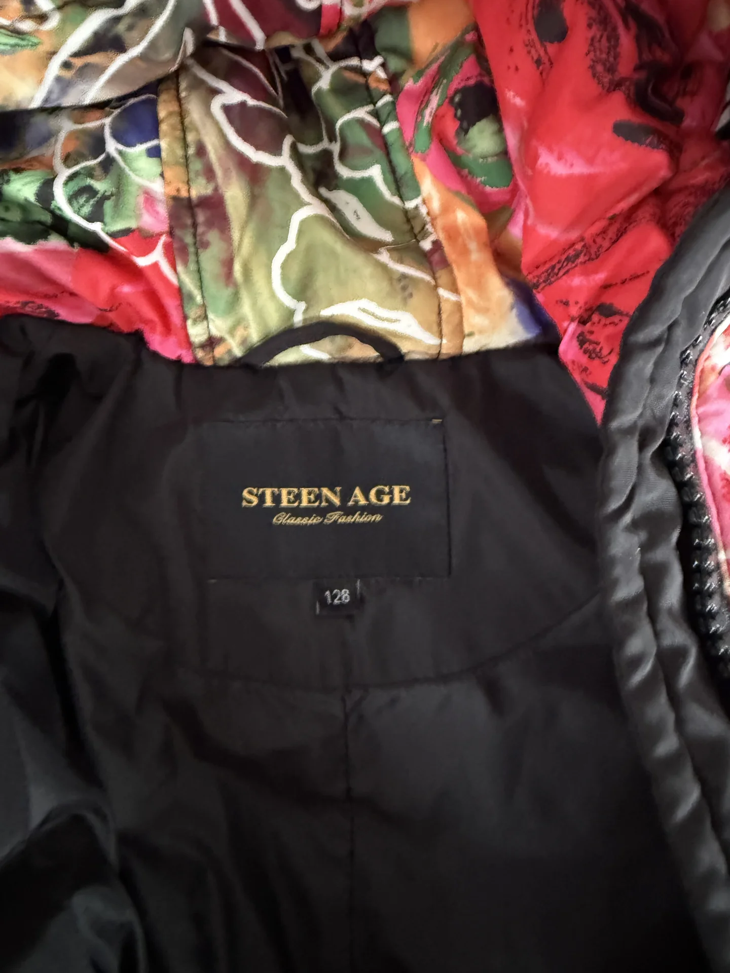 Пуховик на девочку р-р 128 Steen Age - миниатюра 4