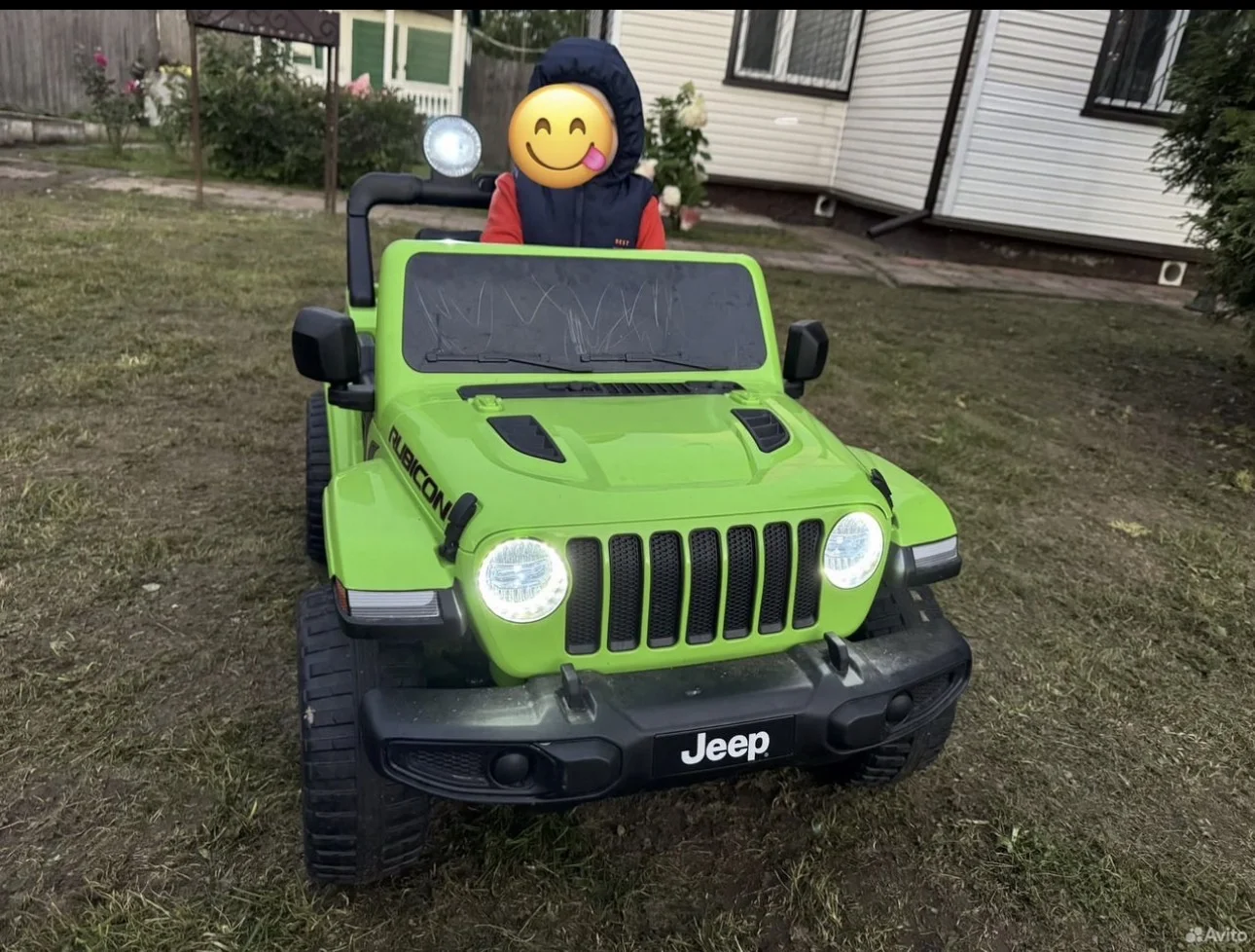 Детский лицензированный электромобиль jeep rubicon - изображение 1