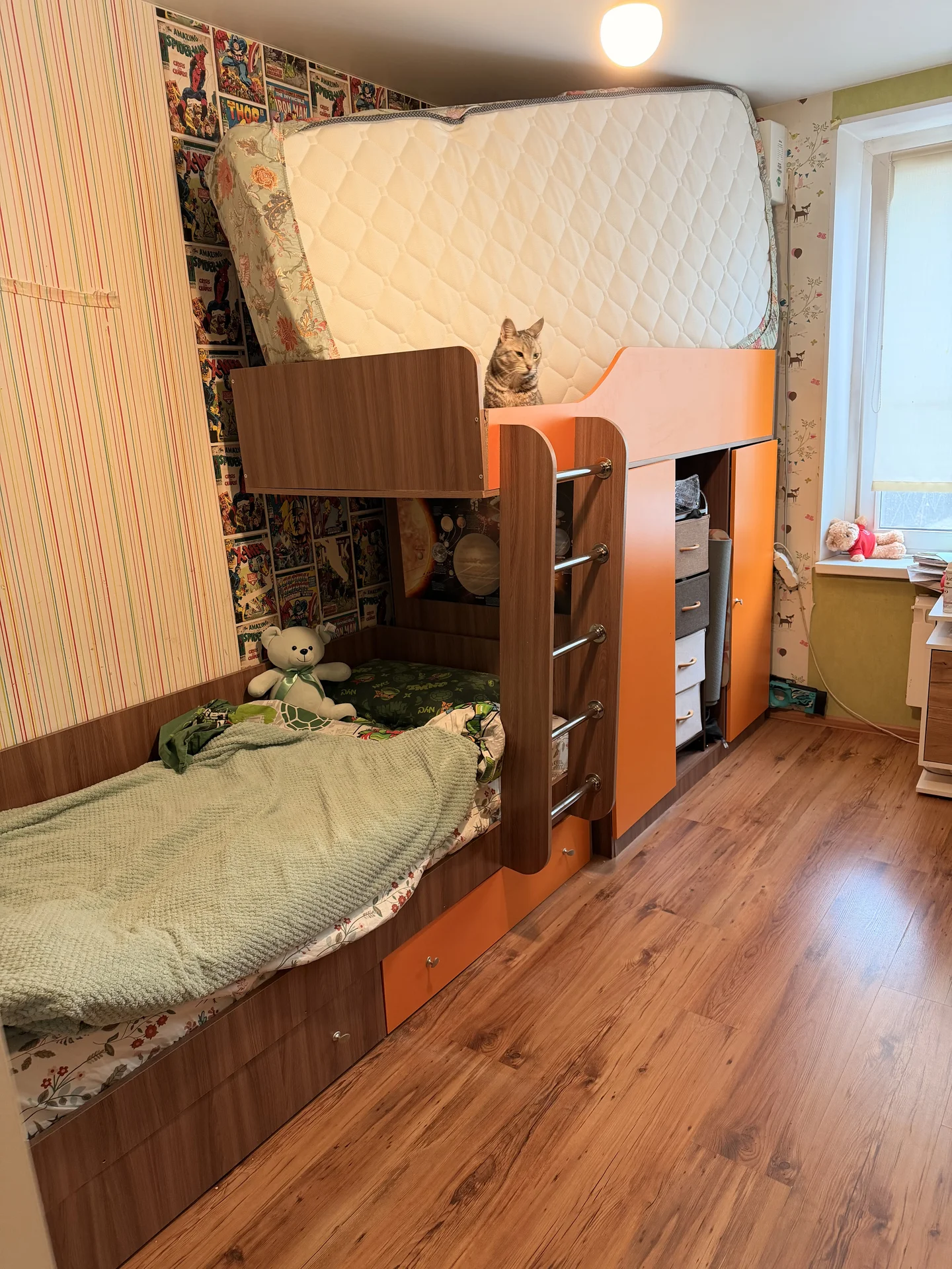 Кровать двухъярусная 80×190 - миниатюра 3