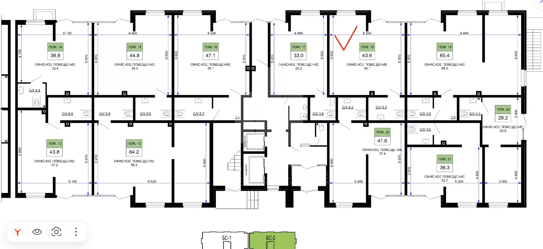 Продажа ПСН 43,6 м2 - миниатюра 3