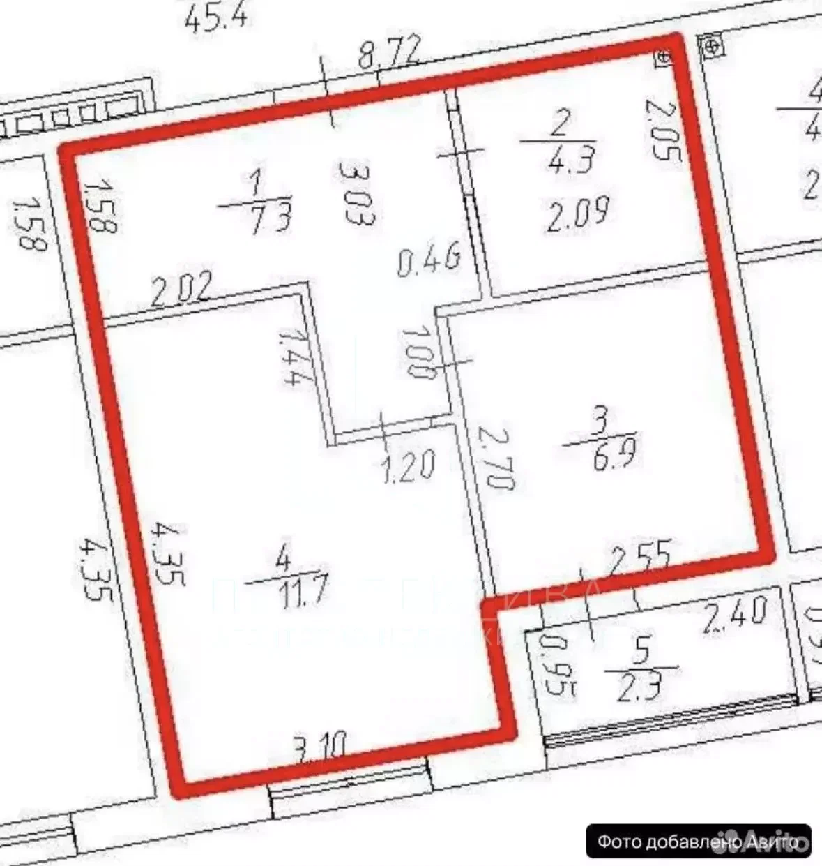 1 комнатная квартира, 32 м, ЖК Фонтаны - миниатюра 2