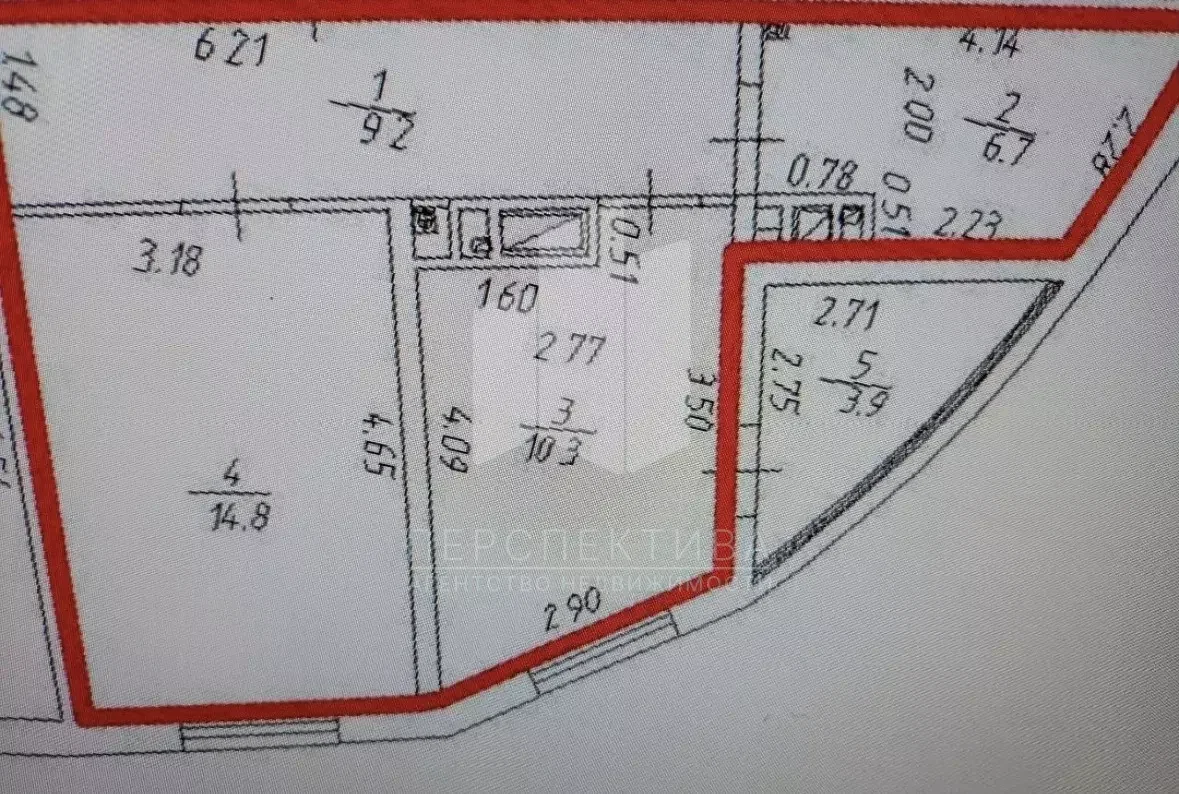 1 комнатная квартира, 41 м ЖК Фонтаны - миниатюра 3