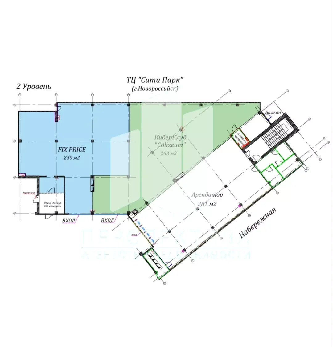 Сдам 281 м2, ТЦ Сити-парк, 2 этаж - миниатюра 17