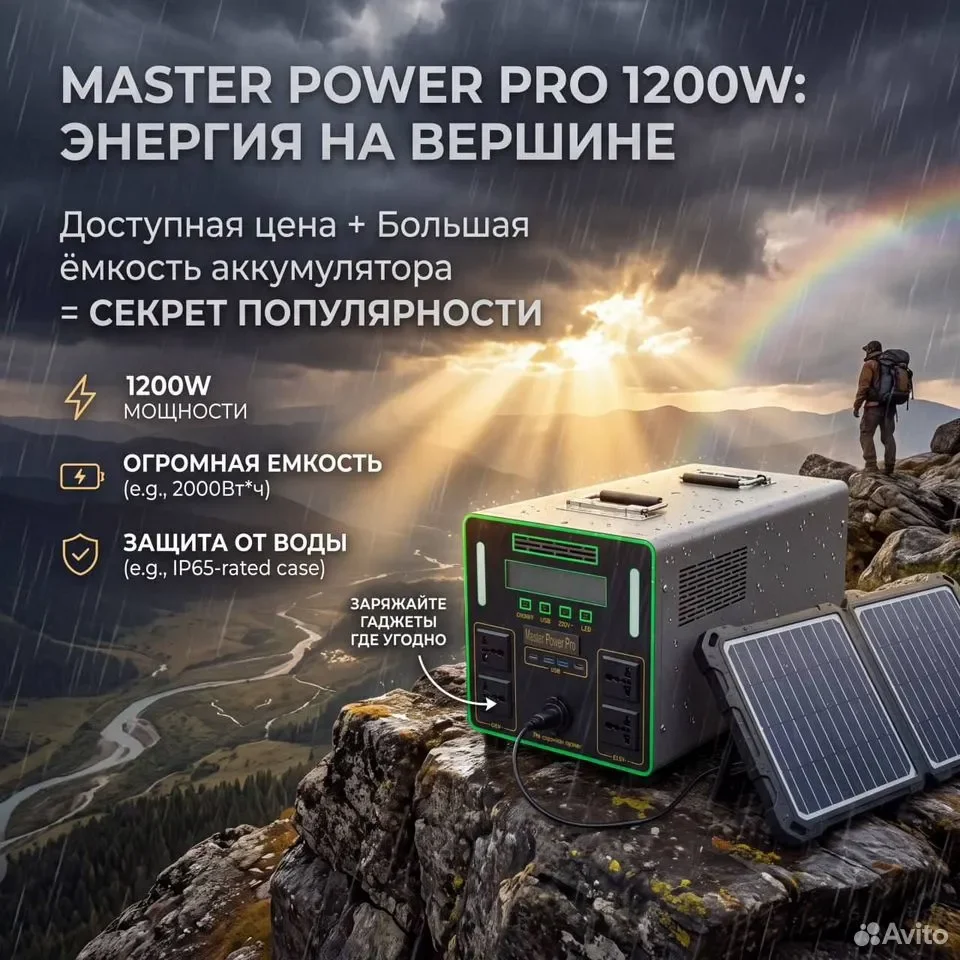 Портативная электростанция Master Power Pro - миниатюра 2