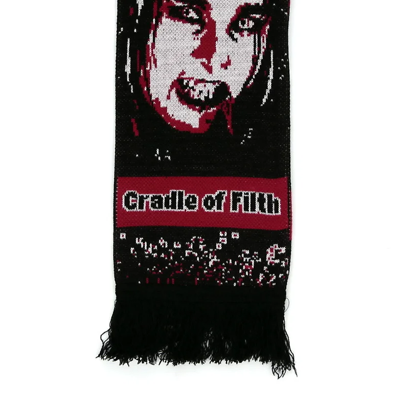 Шарф Cradle of Filth, вязаный, 140 × 16 см - миниатюра 2