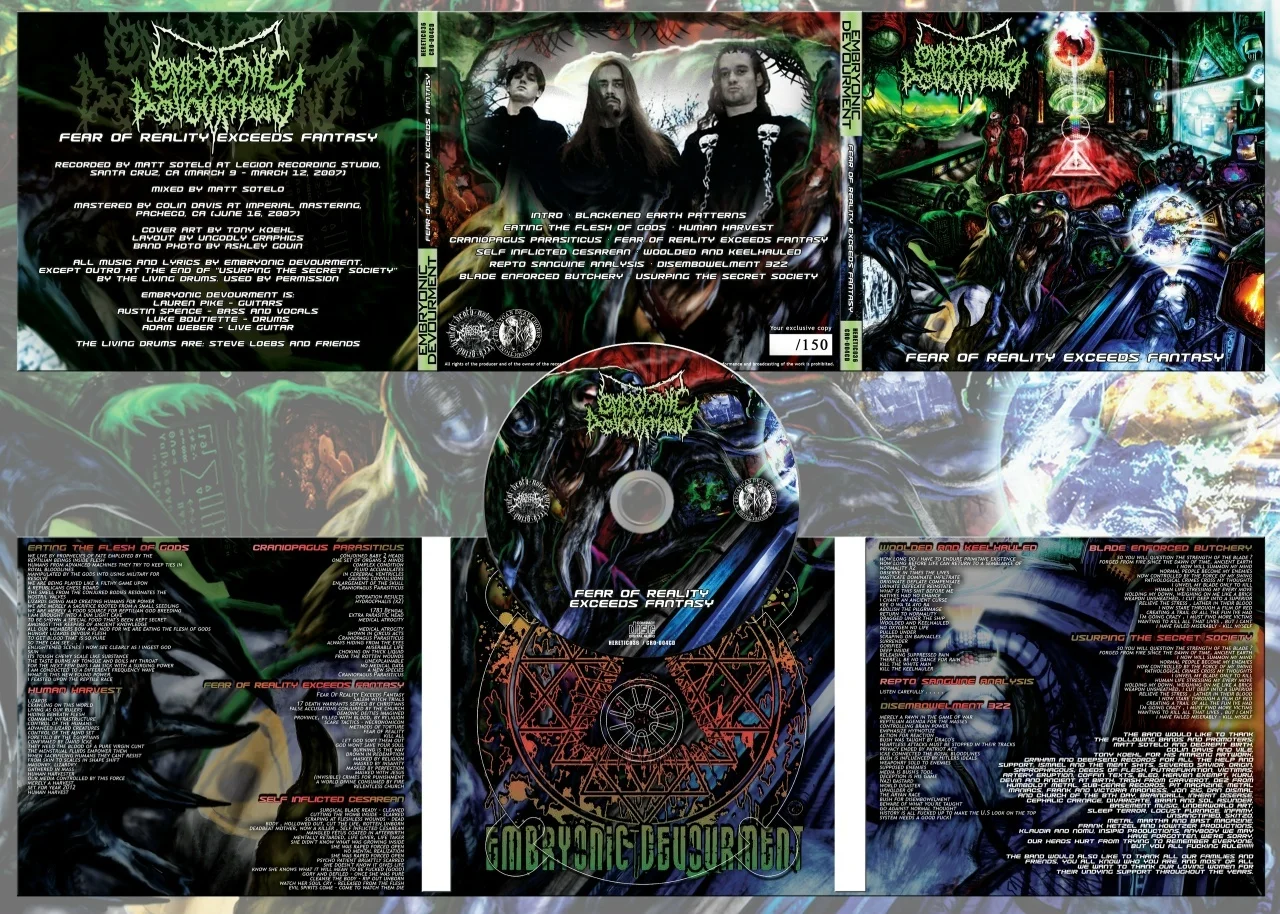 Embryonic Devourment – Fear Of Reality Exceeds Fa… - миниатюра 2