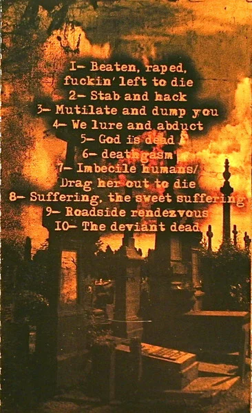 Deranged – Plainfield Cemetery Кассета - миниатюра 2