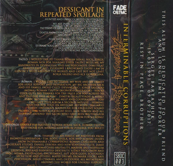 Interminable Corruptions – Abysmal Revelation Кас… - миниатюра 5