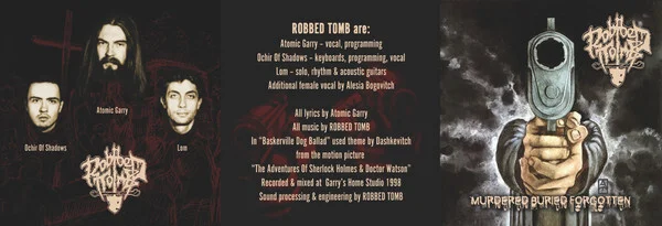 Robbed Tomb – Murdered Buried Forgotten CD jewel - миниатюра 3