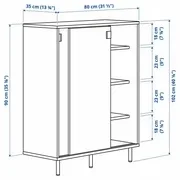 Обувница IKEA "Mackapar", 80 см x 35 см x 102 см - миниатюра 4
