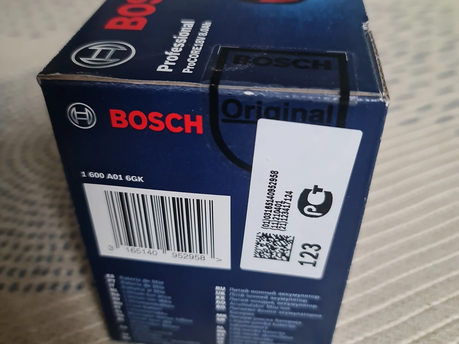 Аккумулятор Bosch Procore 18V 8Ah - миниатюра 3