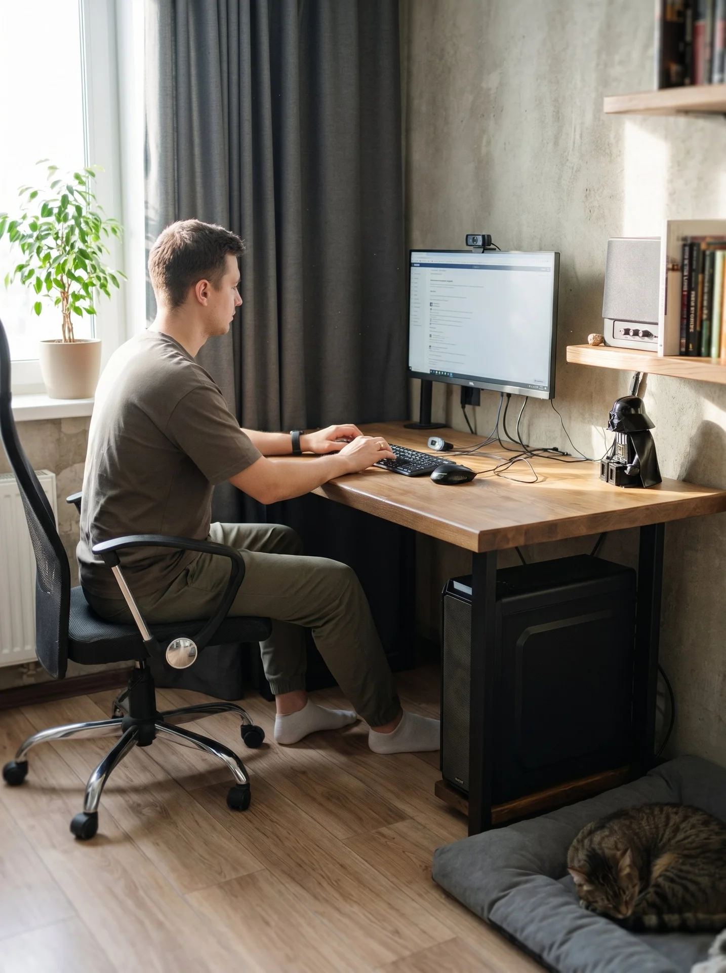 Столы Loft из натурального дерева Массив дуба - изображение 1