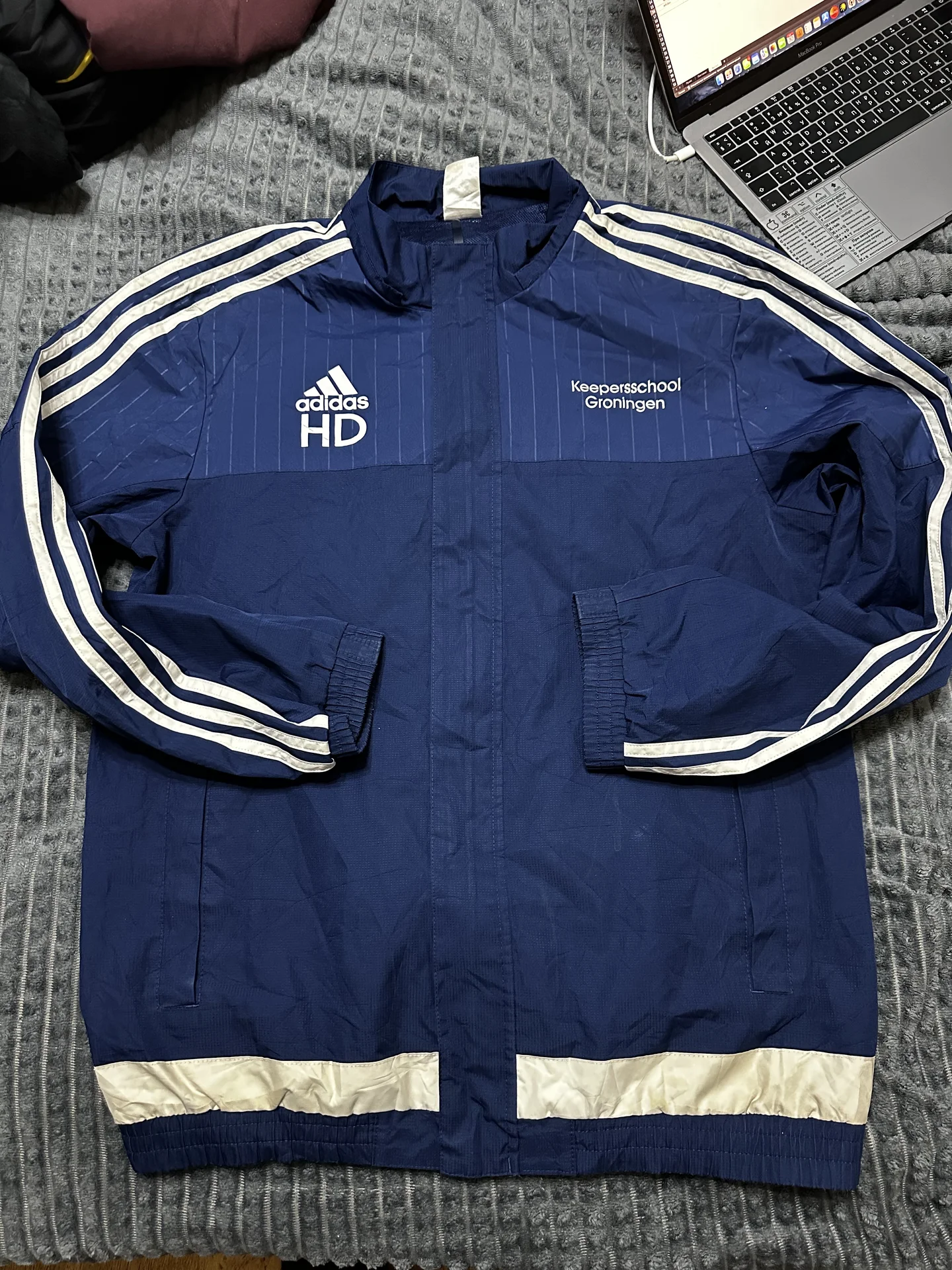 Винтажная спортивная куртка Adidas HD - изображение 1