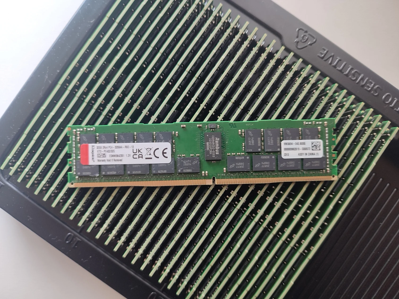 32 Gb 3200 MHz 2Rx4 rdimm Kingston, склад 30 шт