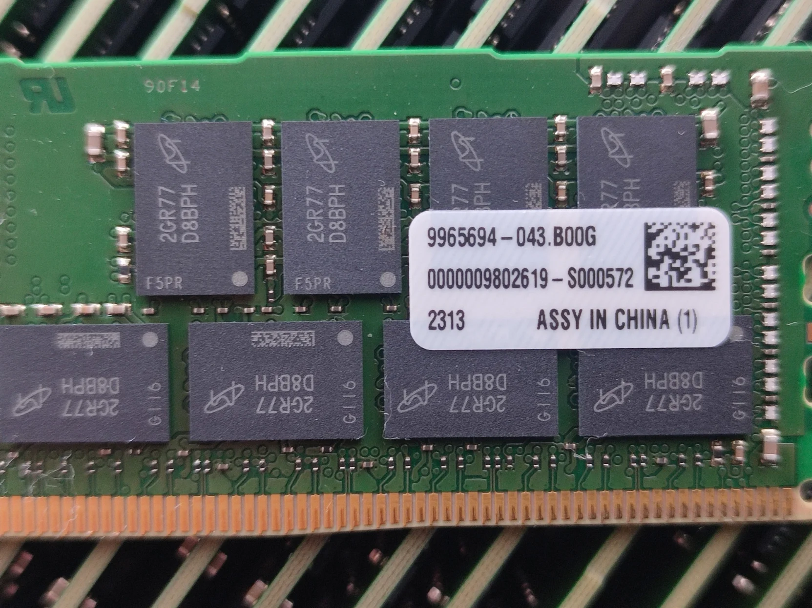 32 Gb 3200 MHz 2Rx4 rdimm Kingston, склад 30 шт - миниатюра 3