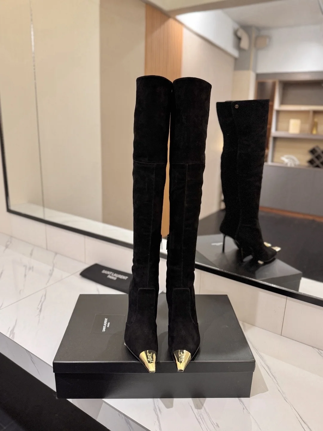 Сапоги Saint Laurent новинка - миниатюра 8