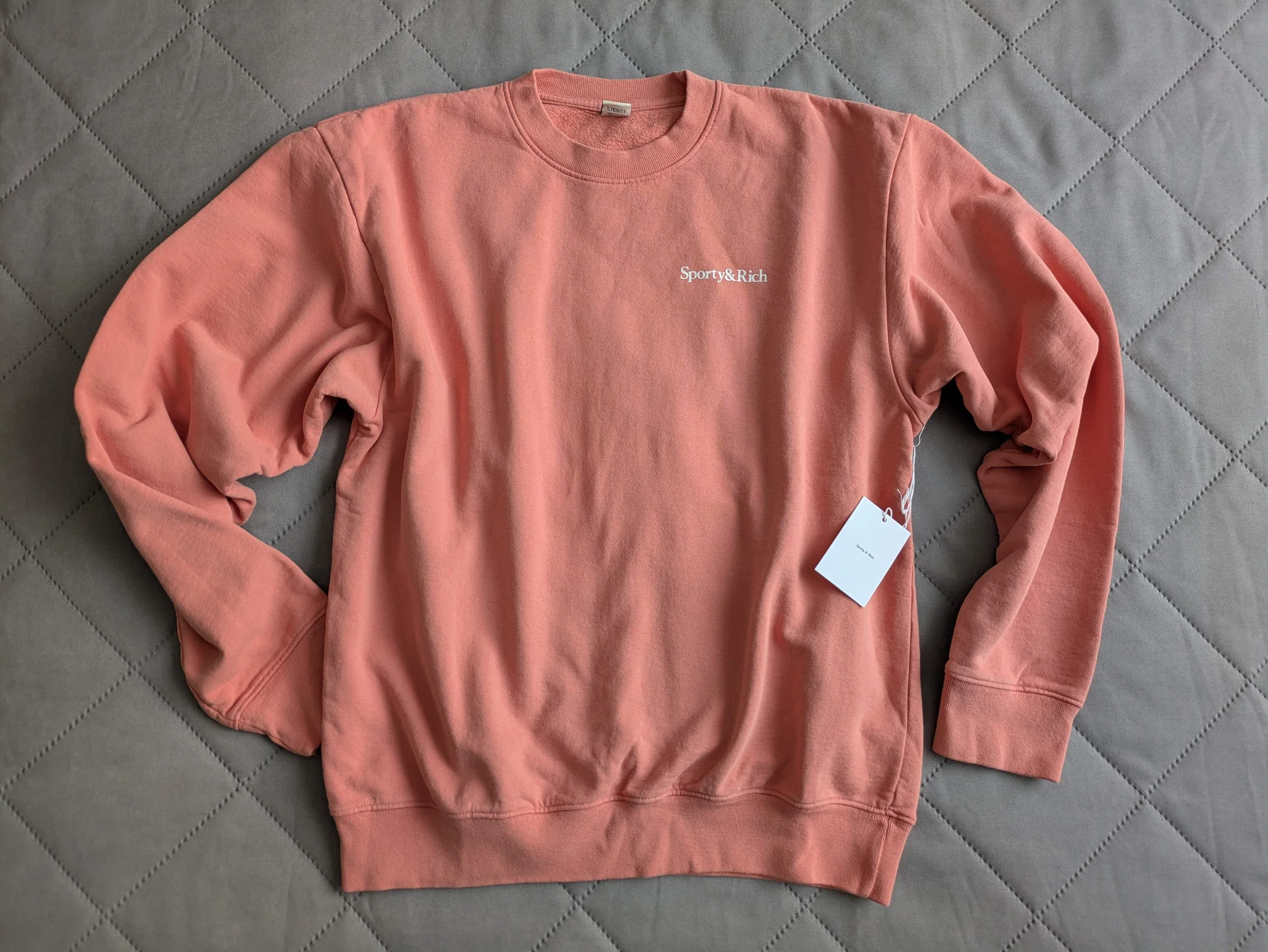 Новый розовый свитшот Sporty & Rich S (оригинал) - изображение 1