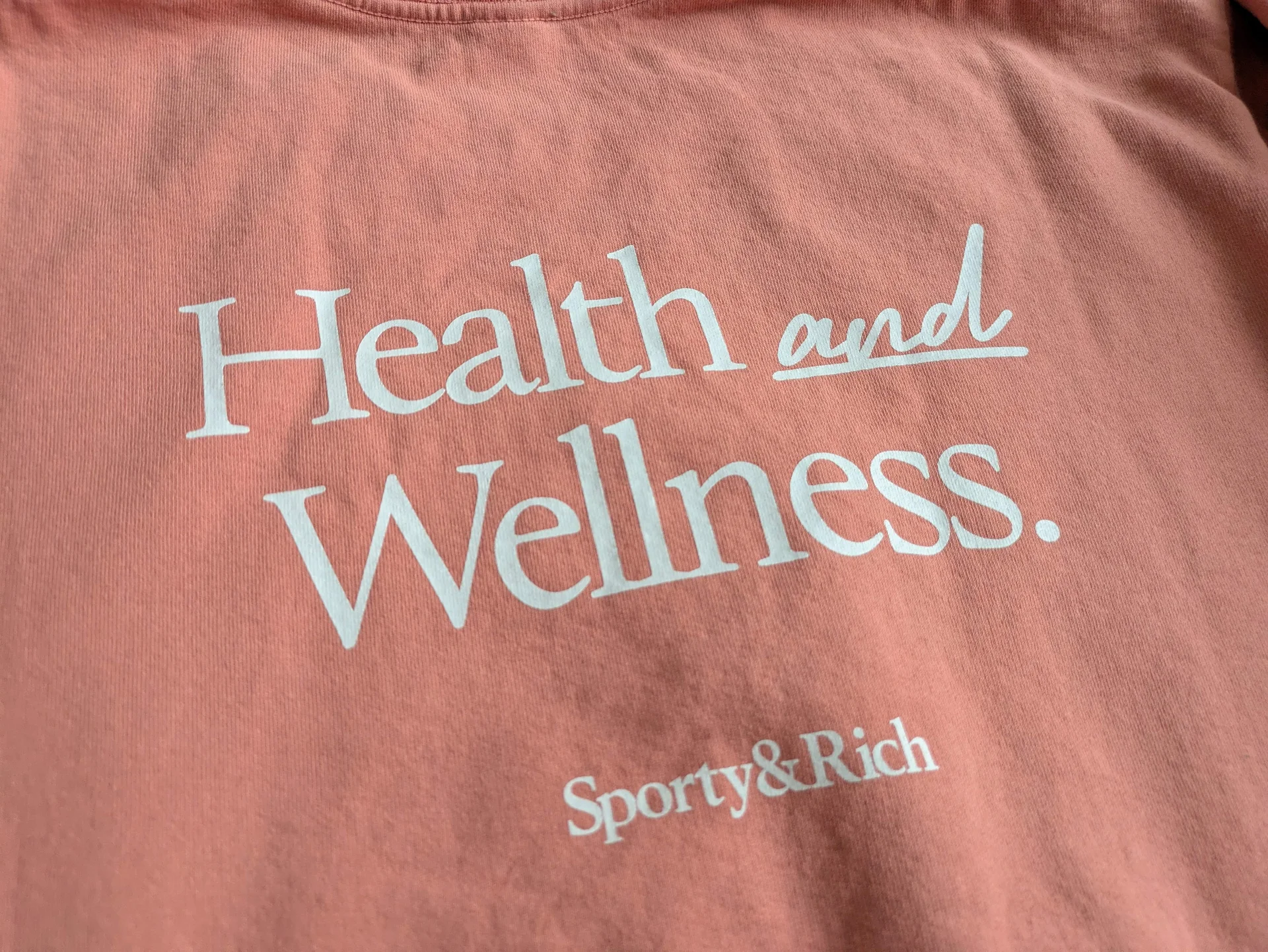 Новый розовый свитшот Sporty & Rich S (оригинал) - миниатюра 3