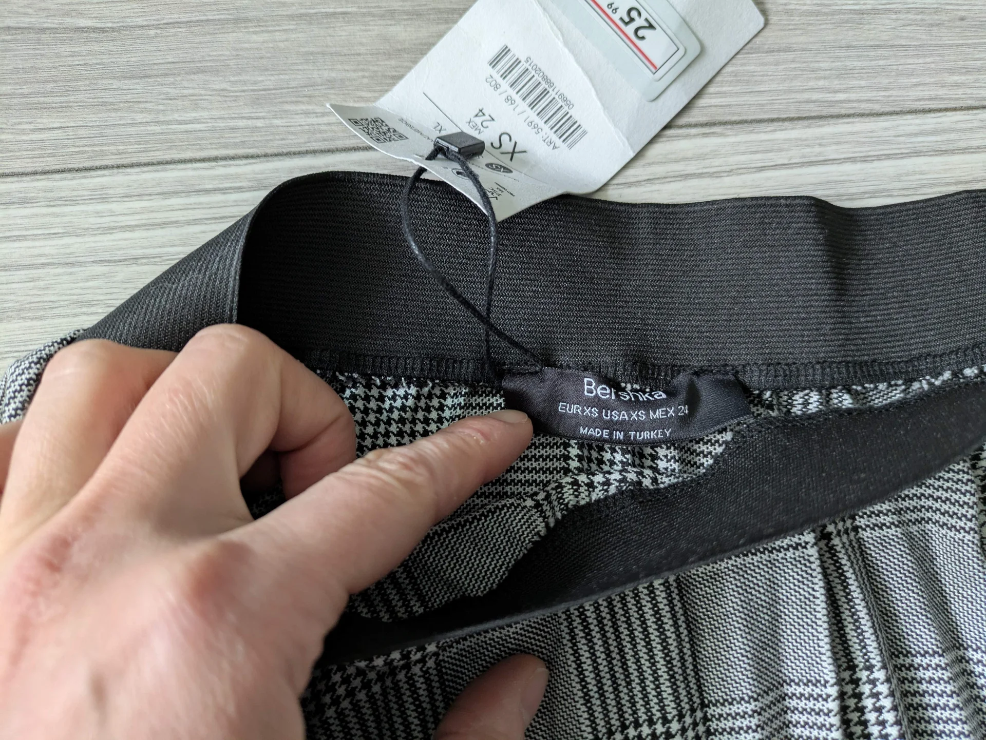 Новая серая плиссированная юбка Bershka XS - миниатюра 3