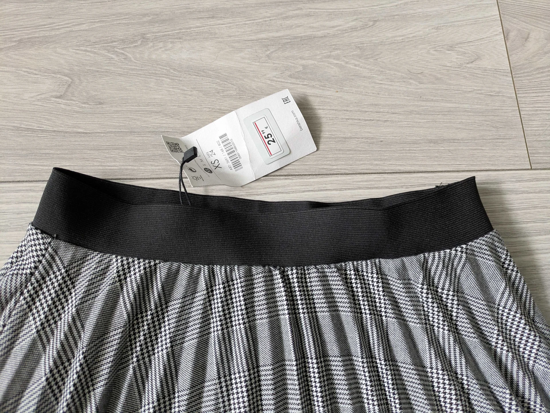 Новая серая плиссированная юбка Bershka XS - миниатюра 4