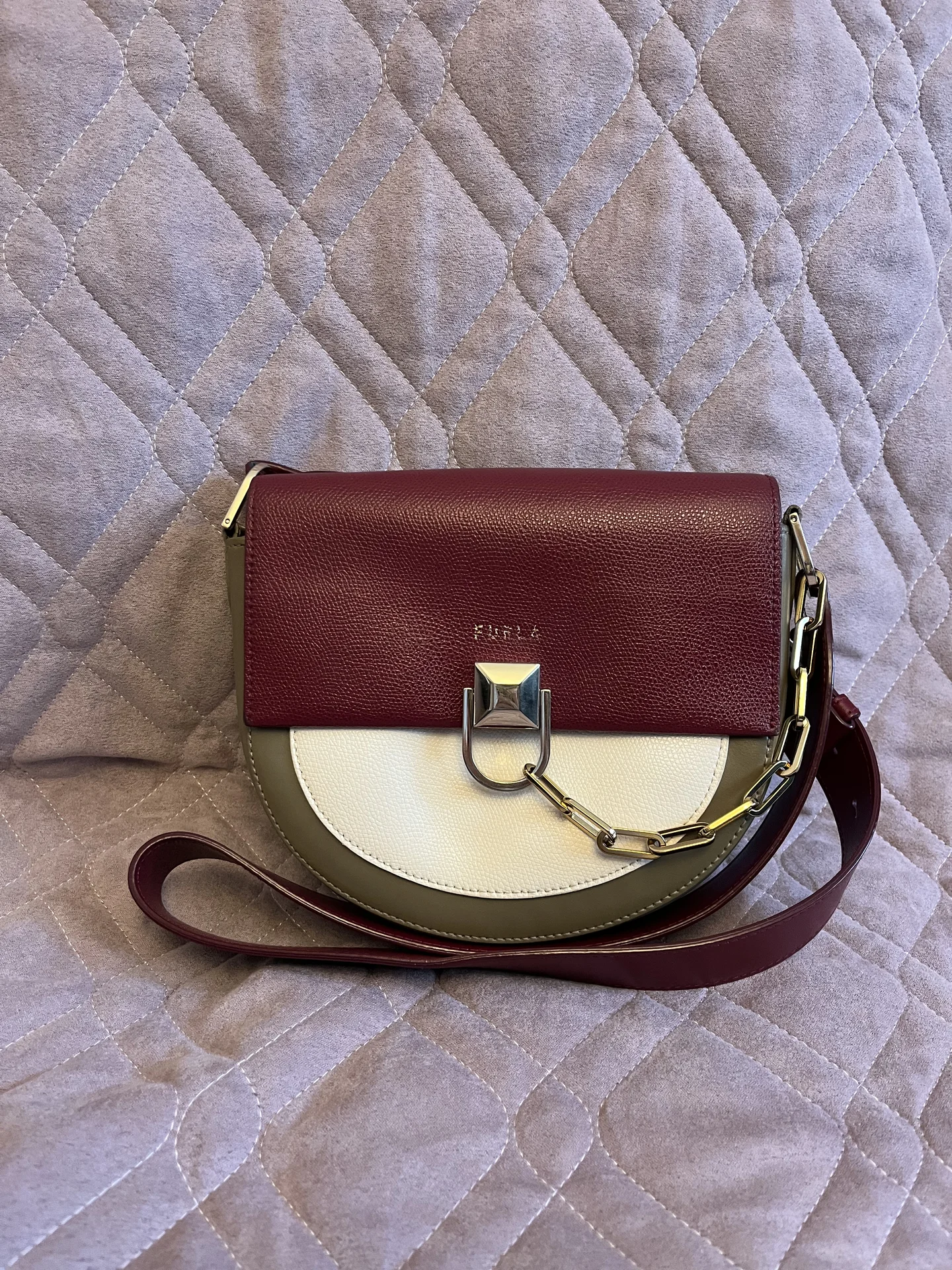 Кожаная сумка Furla - миниатюра 2
