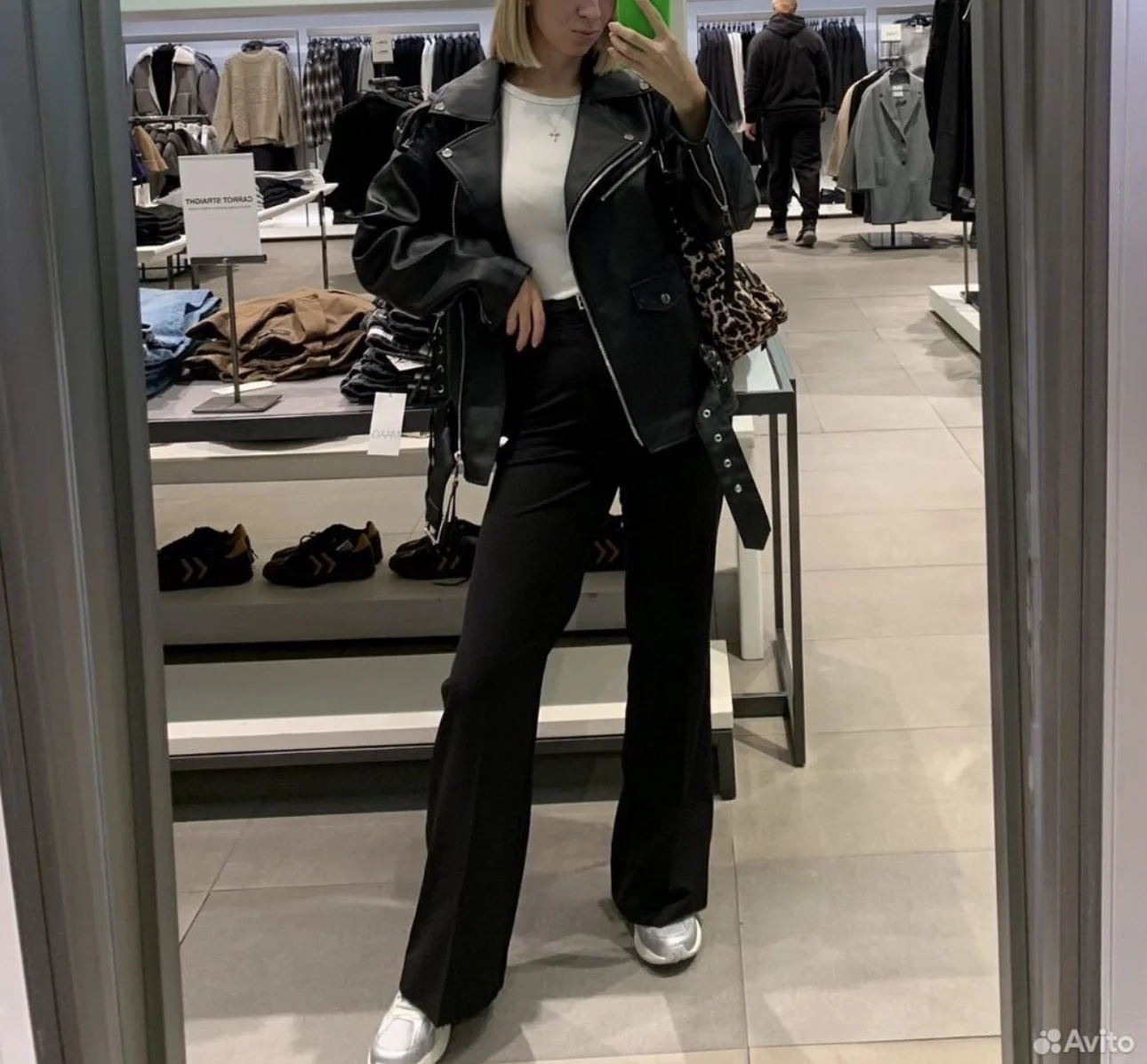 Косуха женская в стиле Zara, Bershka - миниатюра 5