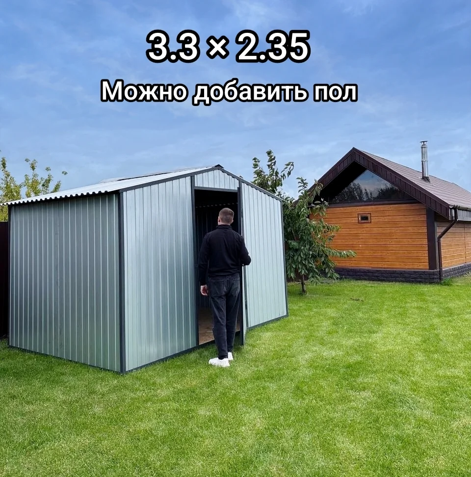 Гараж металлический разборный - миниатюра 9