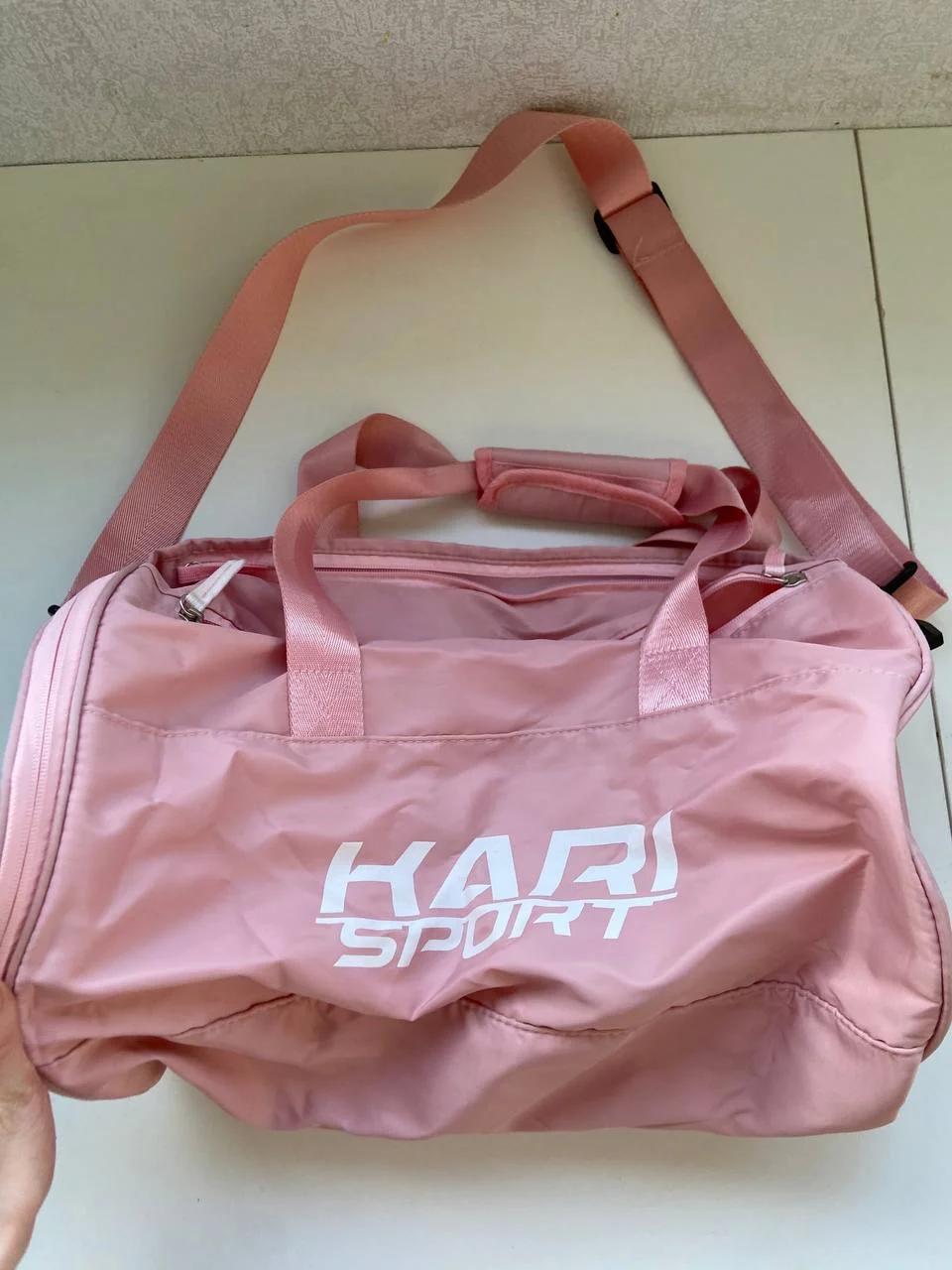 Сумка спортивная женская розовая Kari Sport - миниатюра 7