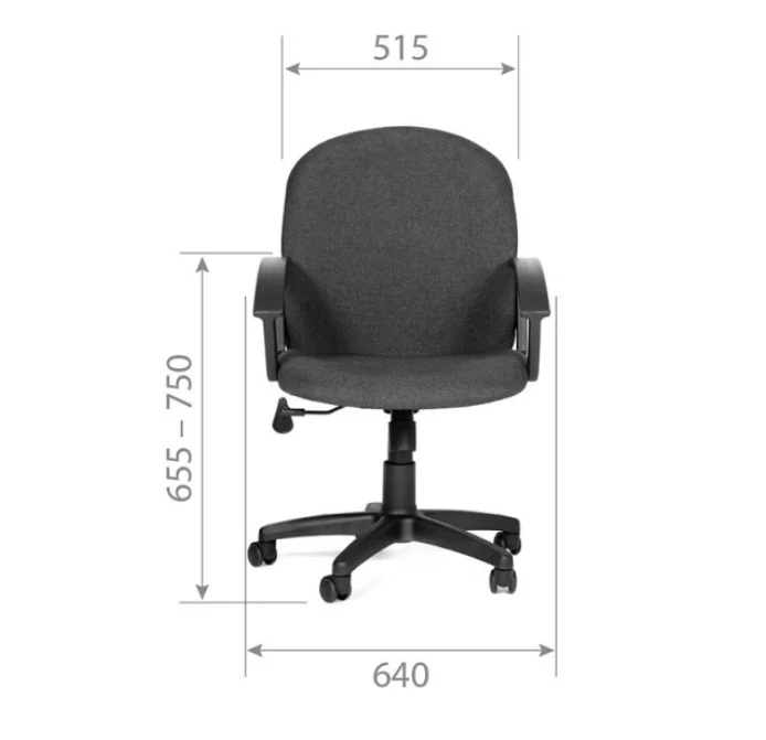 Кресло офисное Chairman 681 - миниатюра 2