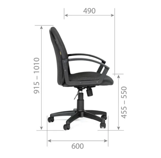 Кресло офисное Chairman 681 - миниатюра 3