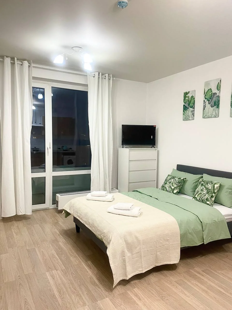 Квартира студия, 30кв м, 2 кровати - миниатюра 6