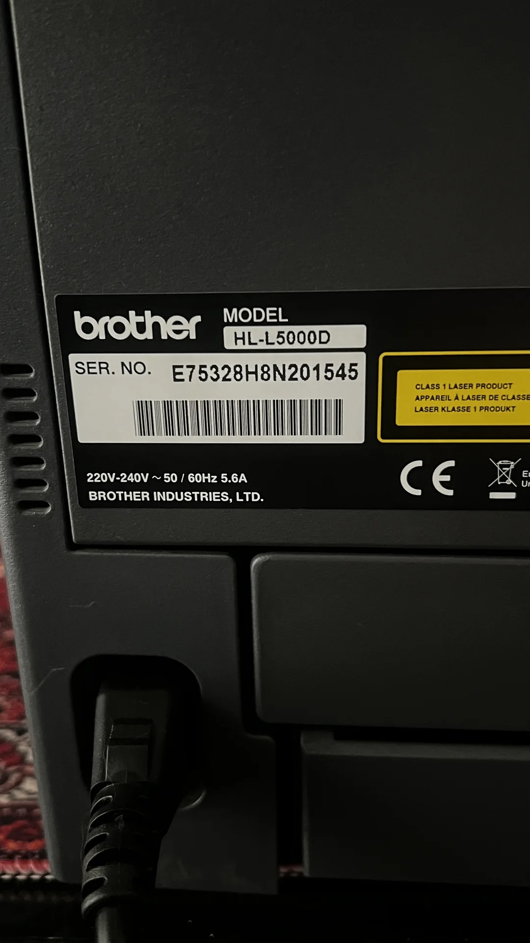 Принтер лазерный Brother HL-L5000D - миниатюра 2