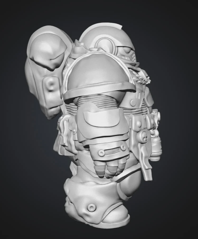 Фигурка Толстого Космодесантника Warhammer 40000 - миниатюра 5