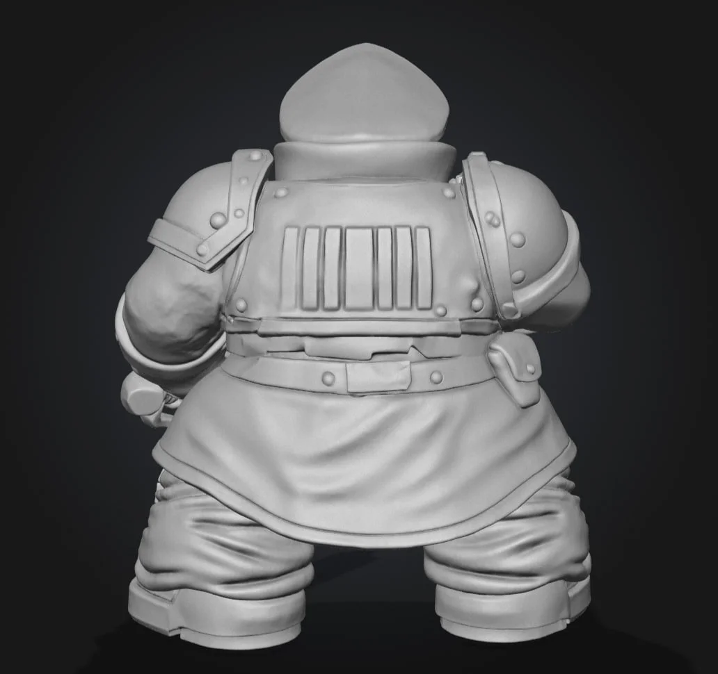 Фигурка Толстого Криговца Warhammer 40000 - миниатюра 3
