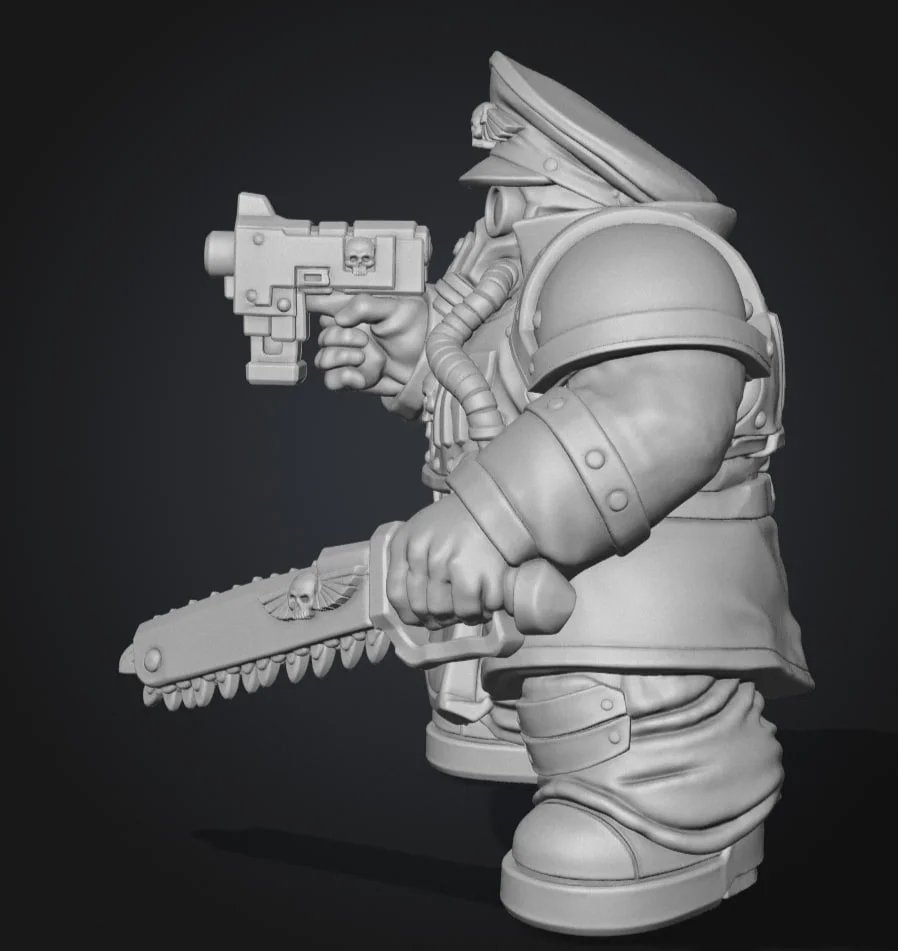 Фигурка Толстого Криговца Warhammer 40000 - миниатюра 4