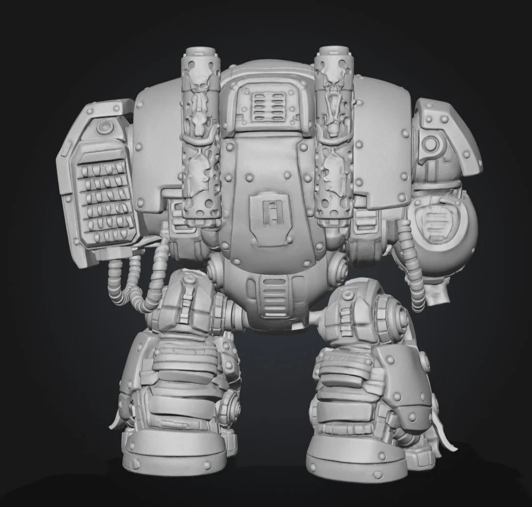 Фигурка толстого Дредноута Warhammer 40000 - миниатюра 3